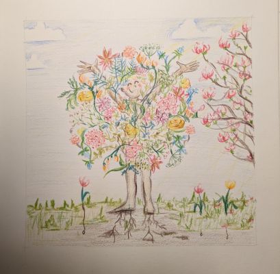 Concours de Printemps : Coloriage de Printemps de Charlotte le 30 avril 2023