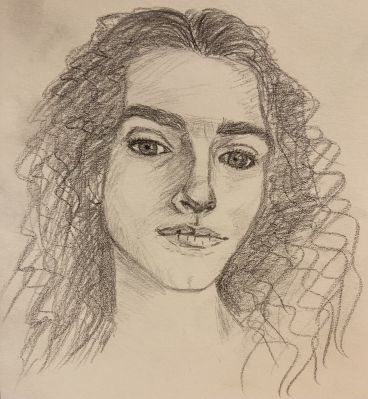 Dessiner son Autoportrait de Carla le 12 mai 2023