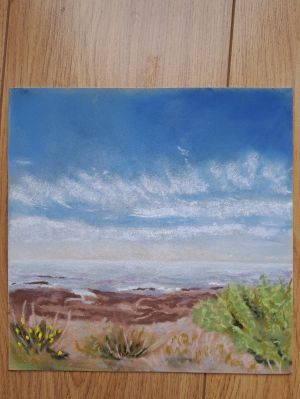 Un ciel d'été au pastel de Anne-marie le 08 juin 2023