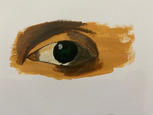 Comment peindre un oeil à l'acrylique ? de Valerie le 16 septembre 2023