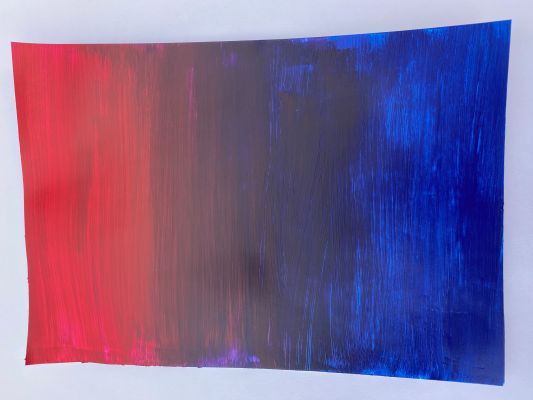 Un dégradé à l'acrylique de Valerie le 17 septembre 2023