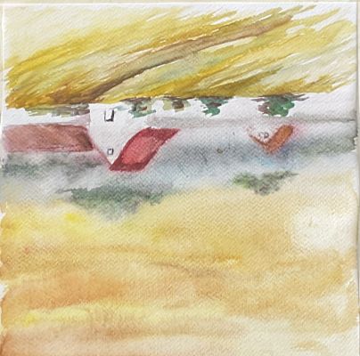 Des ciels changeants à l'Aquarelle : Un ciel d'Automne de Sylvie le 30 septembre 2023