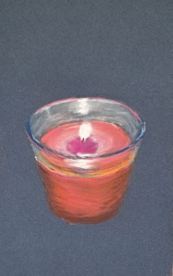 Une bougie au pastel de Anne-marie le 13 octobre 2023