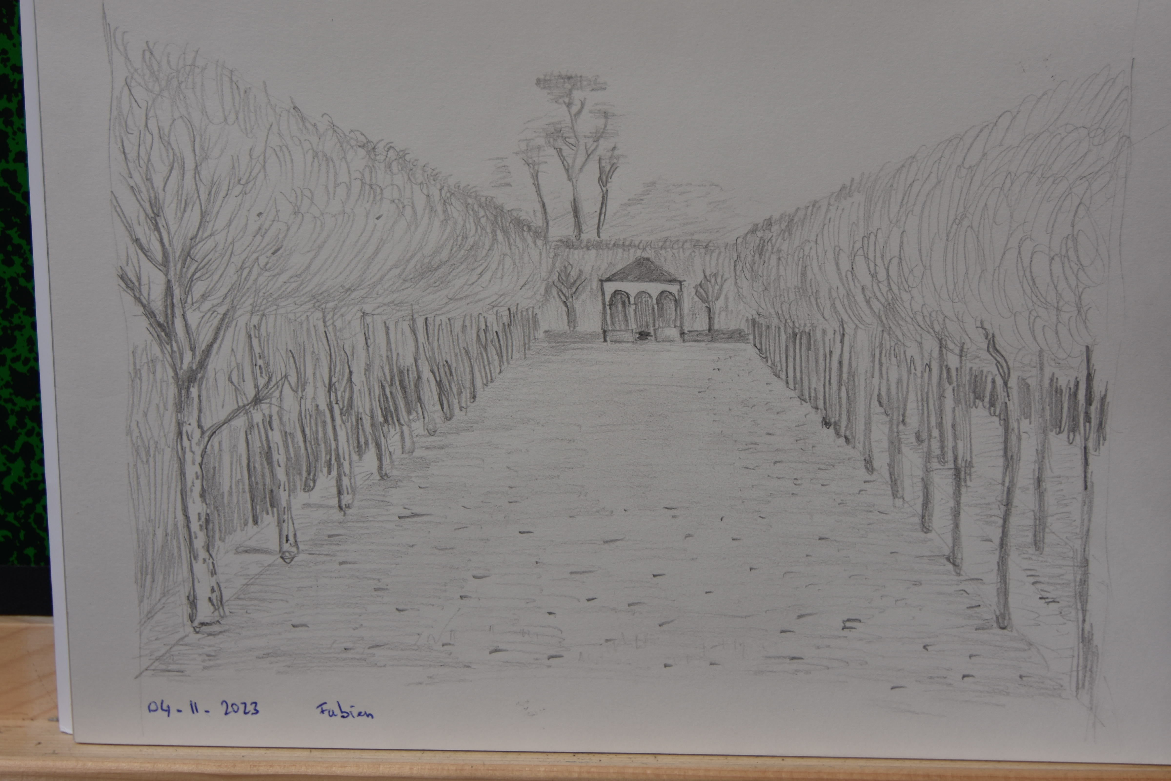 Perspective de paysage en Dessin de Fabien le 04 novembre 2023