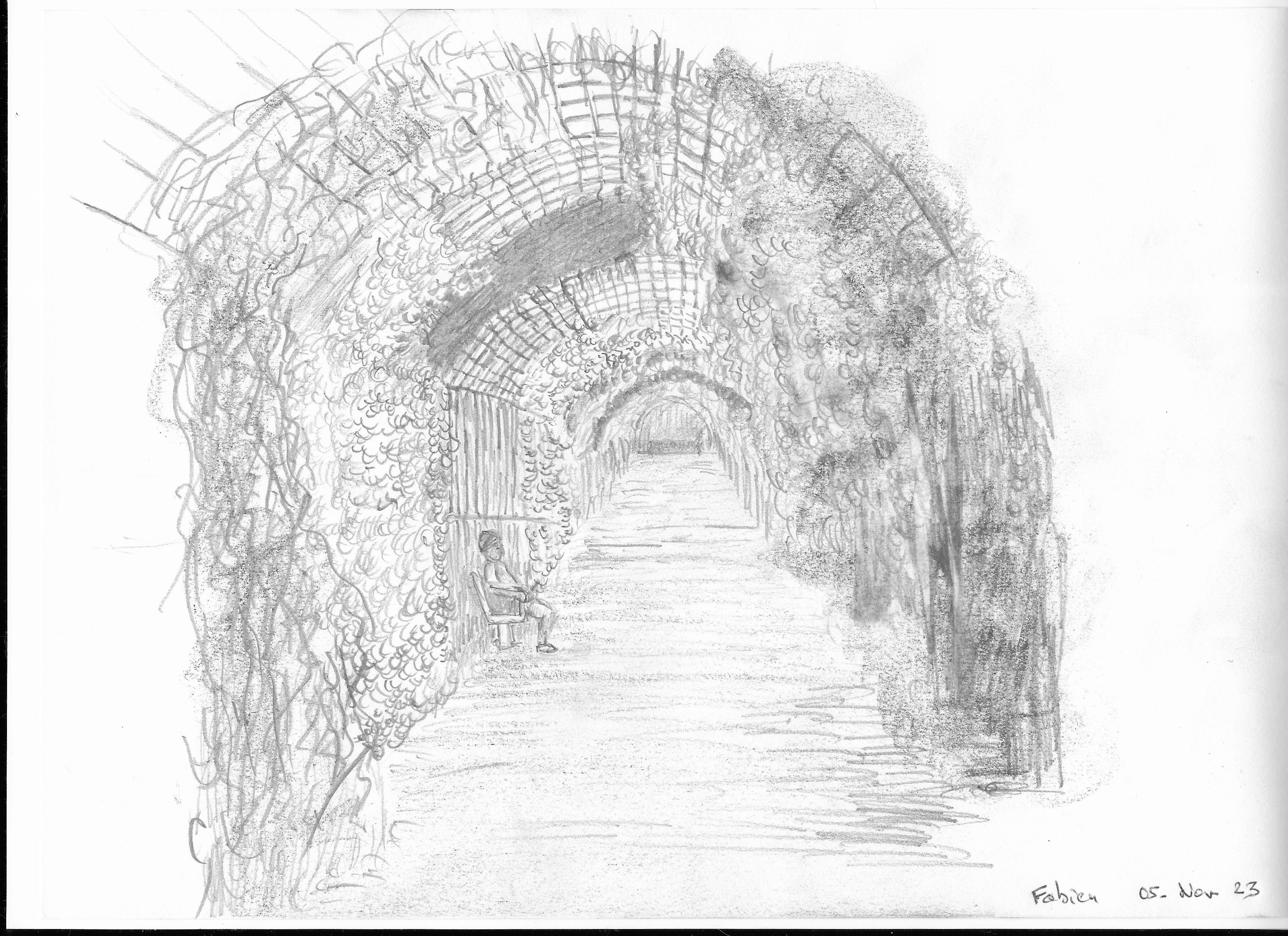 Perspective de paysage en Dessin de Fabien le 05 novembre 2023