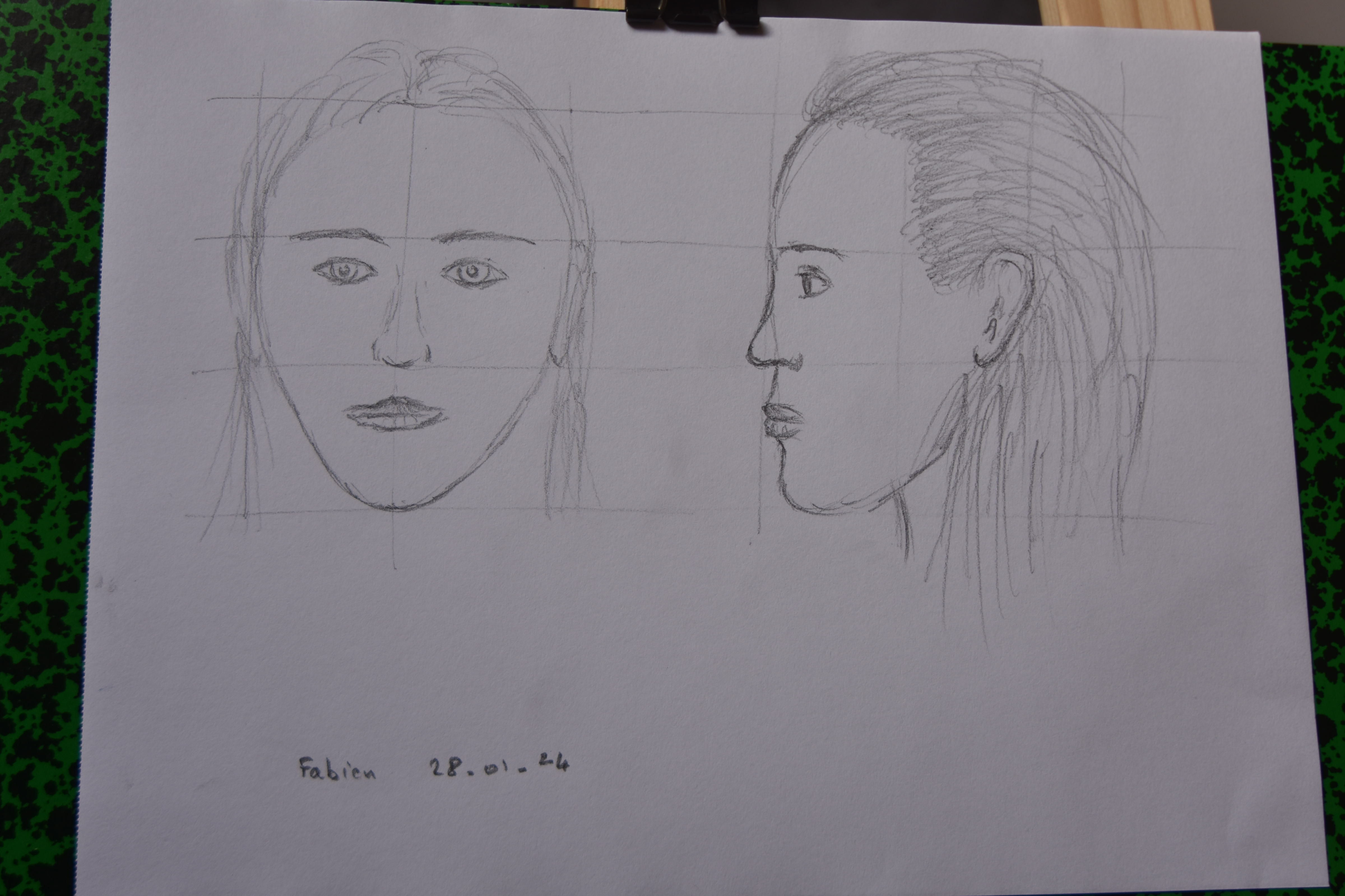Les Proportions du visage en Dessin de Fabien le 28 janvier 2024
