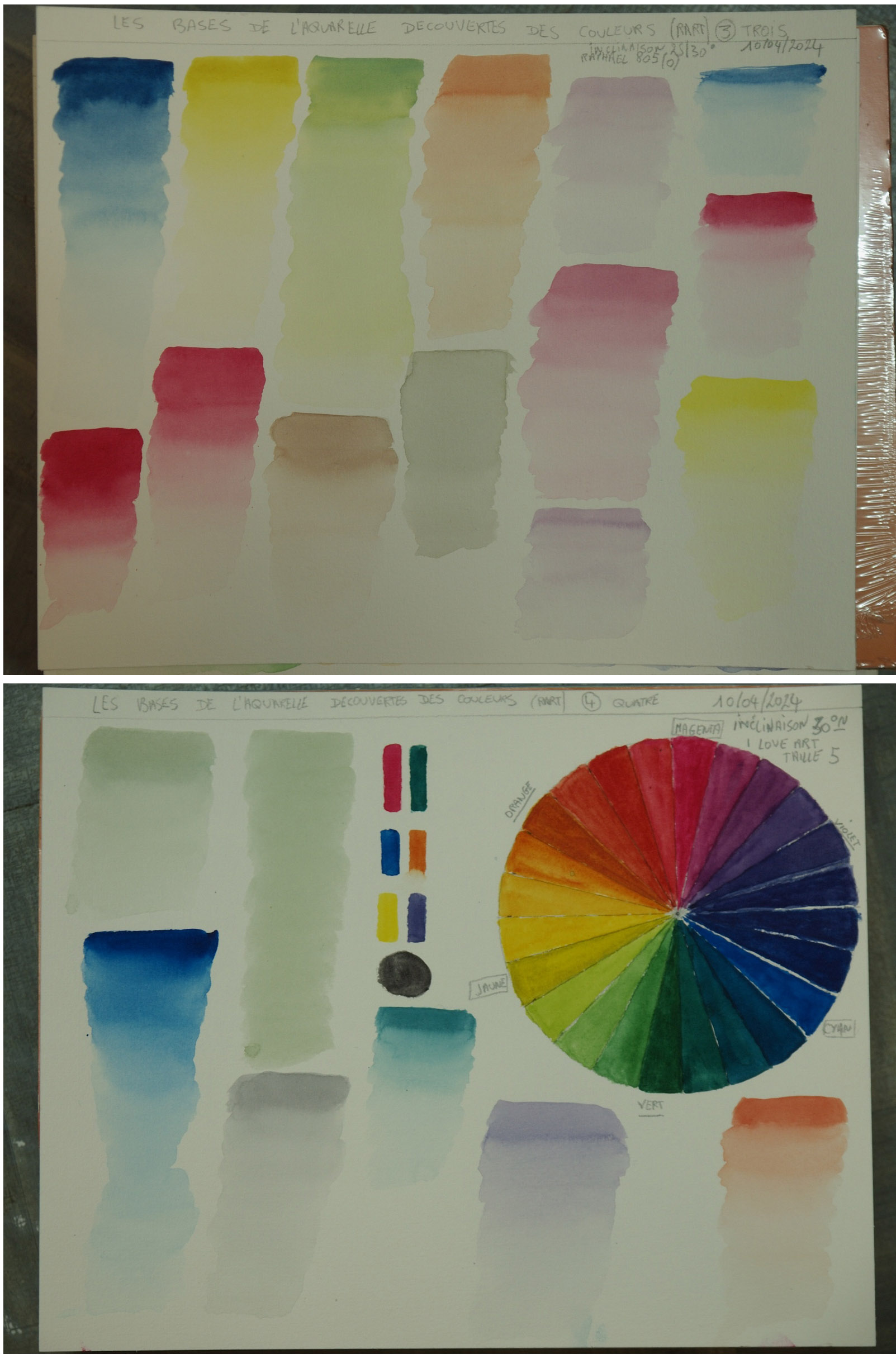 Découverte des Couleurs à l'Aquarelle de Lionel le 10 avril 2024
