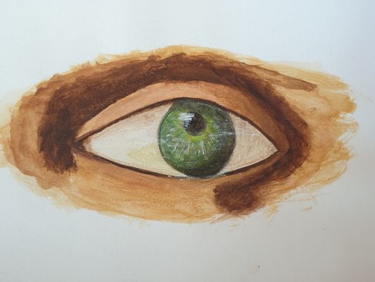 Comment peindre un oeil à l'acrylique ? de Dominique le 16 avril 2024