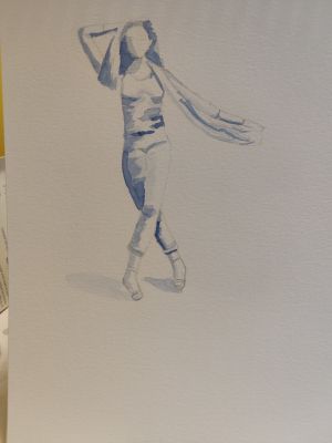 Croquis de Silhouettes de Françoise le 18 juillet 2024