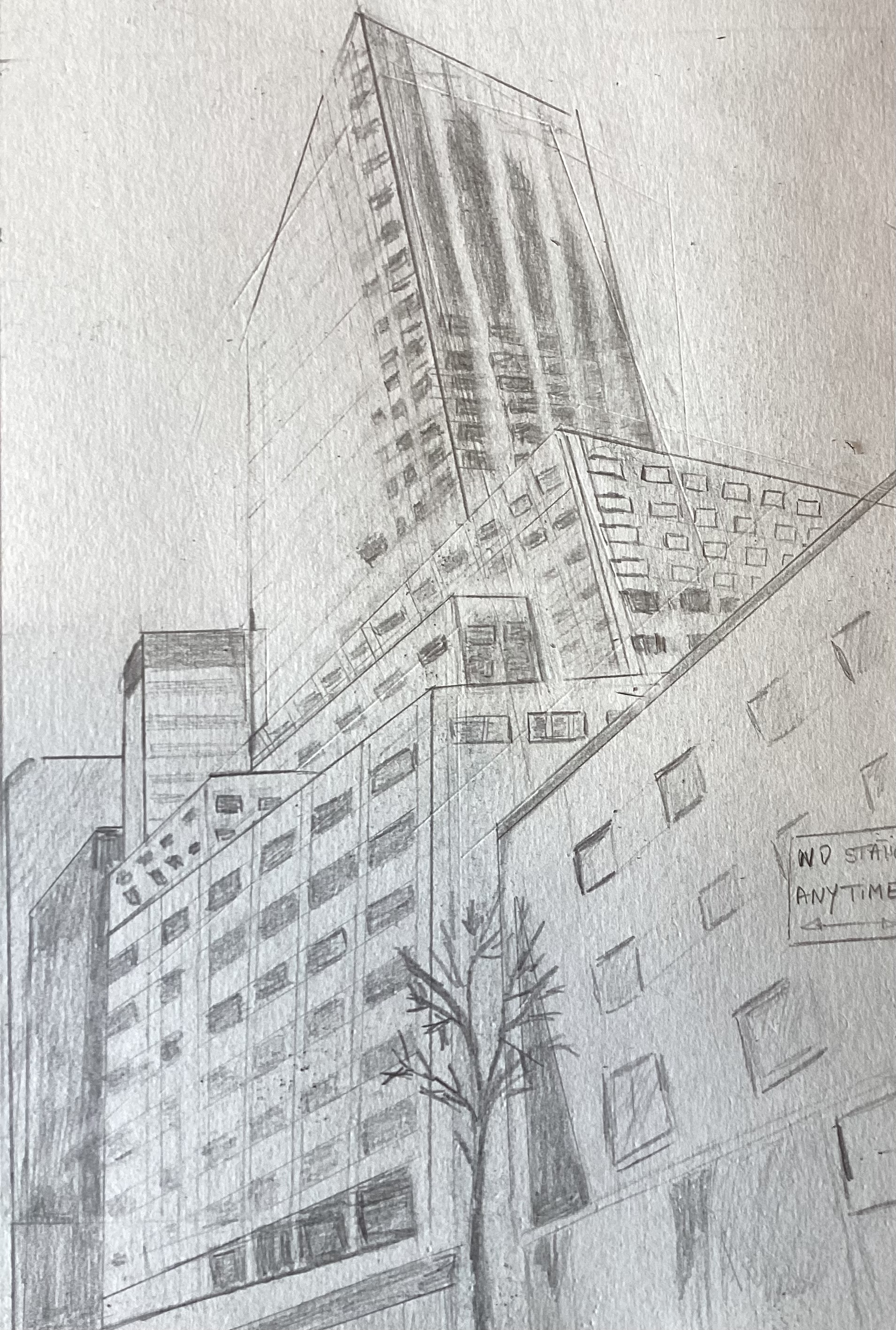 Dessiner un paysage Urbain de Marguerite le 26 octobre 2024