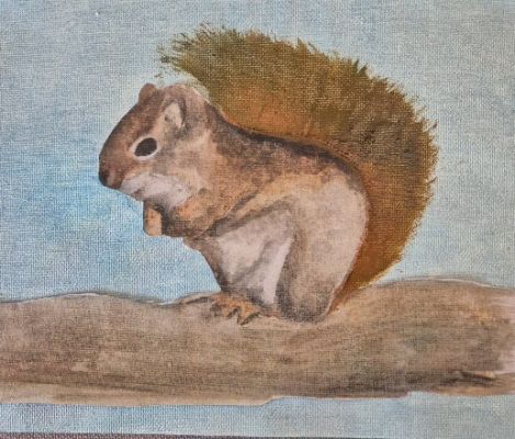 Peindre le pelage d'animaux à l'huile de Dominique le 09 mars 2025