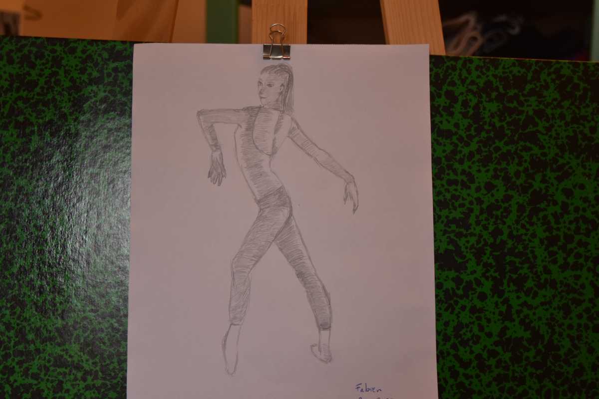Dessin anatomique : La femme qui danse de Fabien le 31 août 2025