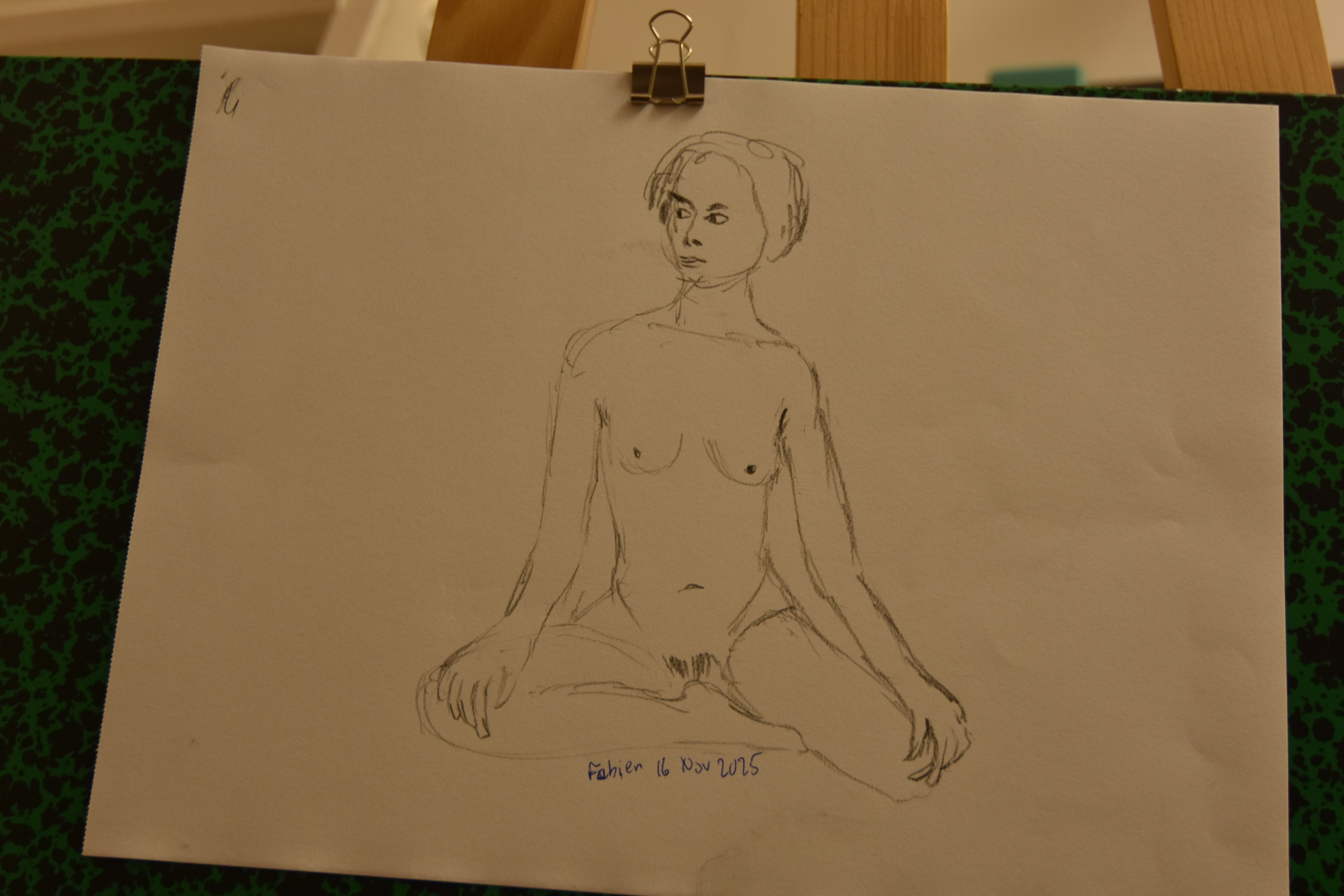 Croquis en 5 minutes modele complexe de Fabien le 16 novembre 2025