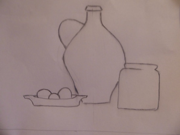 Dessiner une nature morte simple de Sylvie le 30 janvier 2026