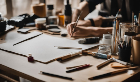 Comment effacer les traces de crayon sur une toile ?