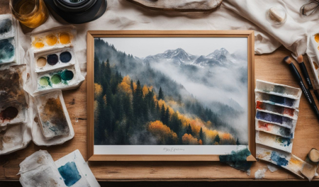 Comment encadrer une aquarelle sans verre ?