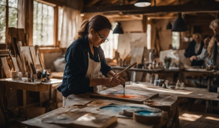 Comment étaler du vernis beaux arts ?