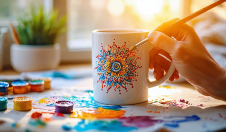 Quelle peinture utiliser pour peindre sur une tasse ?