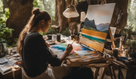 Quel tissu pour de la peinture acrylique ?