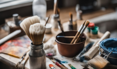 Où jeter de l'eau avec de la peinture ?