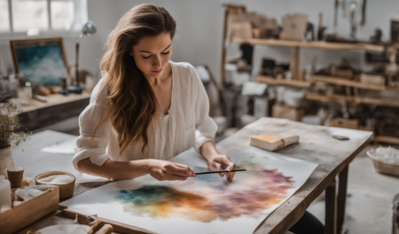 Comment défroisser une aquarelle ?